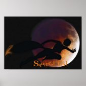 Onverslaanbaar eekhoornmeisje poster (Voorkant)