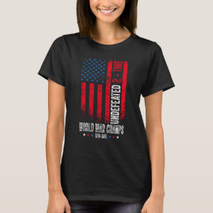 Onverslagen 2 keer Wereldoorlog Kampioenen Patriot T-shirt