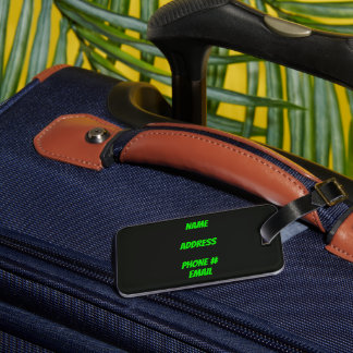 Onverslagen bij Locals Luggage Tag Bagagelabel