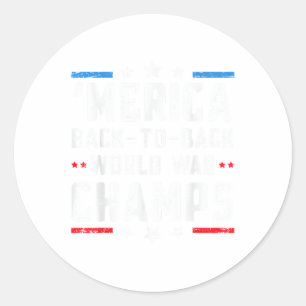 Onverslagen twee keer door de Tweede Wereldoorlog, Ronde Sticker