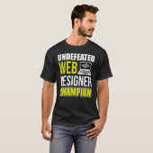 Onverslagen webontwerper Champion Css Programmer 2 T-shirt (Voorkant volledig)