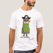 onverslijtbare groene piraat | Leuke unisex stijl T-shirt (Voorkant)