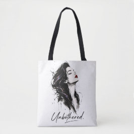 Onverstoorbaar. Minimalistische Statement Katoenen Tote Bag