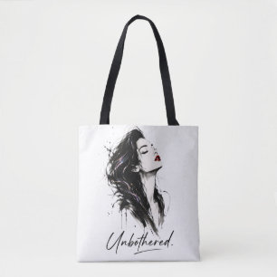 Onverstoorbaar. Minimalistische Statement Katoenen Tote Bag
