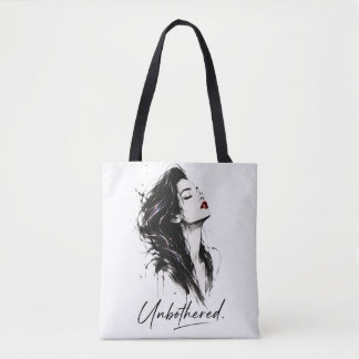 Onverstoorbaar. Minimalistische Statement Katoenen Tote Bag