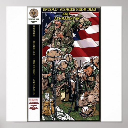 Onverteld verhalen uit Irak en Afghanistan GN-post Poster (Voorkant)