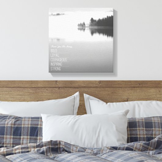 Onvervalste Suave #1 (12x12) Canvas Afdruk (Insitu (Slaapkamer))