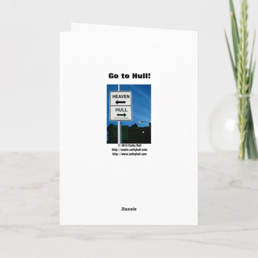 Onvervangbaar Wenskaart Kaart (Achterkant)