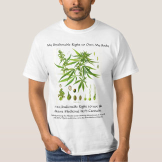 Onvervreemdbaar recht op Cannabis T-shirt