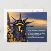 Onvervreemdbare rechten briefkaart (Voorkant / Achterkant)