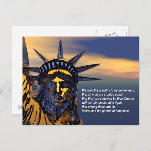 Onvervreemdbare rechten briefkaart (Voorkant / Achterkant)