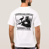 Onverwacht Bedrijf Paintball Team T-Shirt (Achterkant)