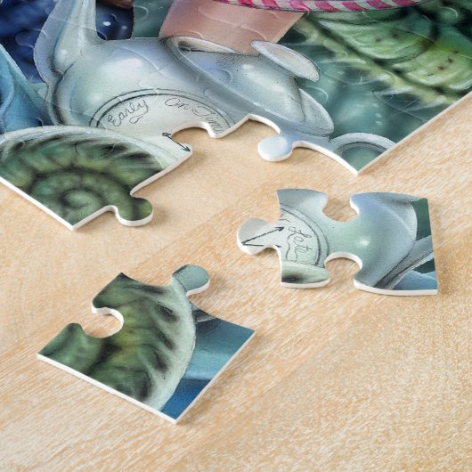 Onverwacht bezoeker Puzzle! Legpuzzel (Zijkant)