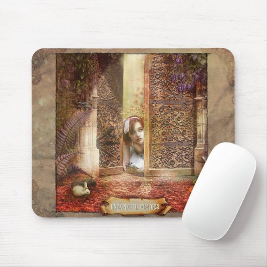 onverwachte bezoekers muismat (Met muis)