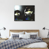 Onverwachte bezoekers UFO Canvas Afdruk (Insitu (Slaapkamer))