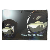 Onverwachte bezoekers UFO Kussensloop (Achterkant)