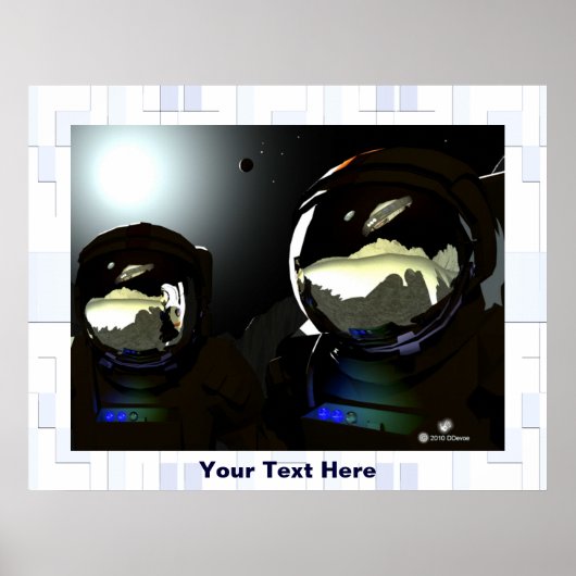 Onverwachte bezoekers UFO Poster (Voorkant)