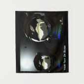 Onverwachte bezoekers UFO Wandkleed (Voorkant)