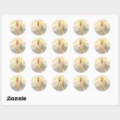 Onverwachte buddy ronde sticker (Vel)