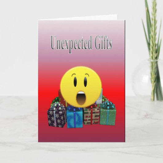 Onverwachte cadeaus kaart (Voorkant)