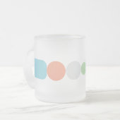 Onverwachte inspiratie matglas koffiemok (Voorkant links)