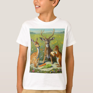 Onverwachte picknickvriendjes t-shirt