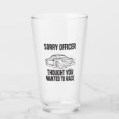 onverwachte race glas (Voorkant)