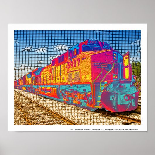 Onverwachte reis, afdruk of Poster (Voorkant)