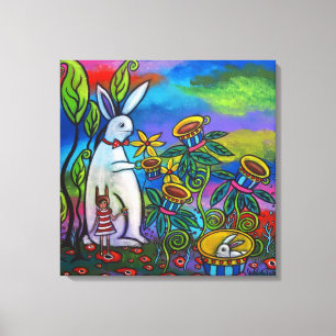 Onverwachte schilderijdrager voor Tea Time Canvas Afdruk