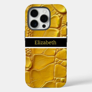 Onverwachte schoonheid van een levendige gele slan iPhone 16 pro hoesje