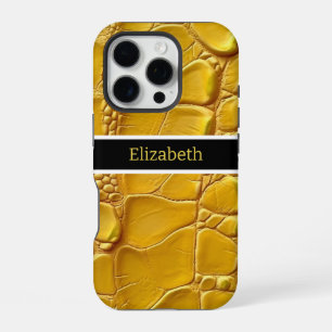 Onverwachte schoonheid van een levendige gele slan iPhone 16 pro hoesje