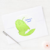 Onverwachte vriend Bookplate Ronde Sticker (Envelop)