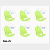 Onverwachte vriend Bookplate Ronde Sticker (Vel)