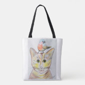 Onverwachte vrienden tote bag (Achterkant)