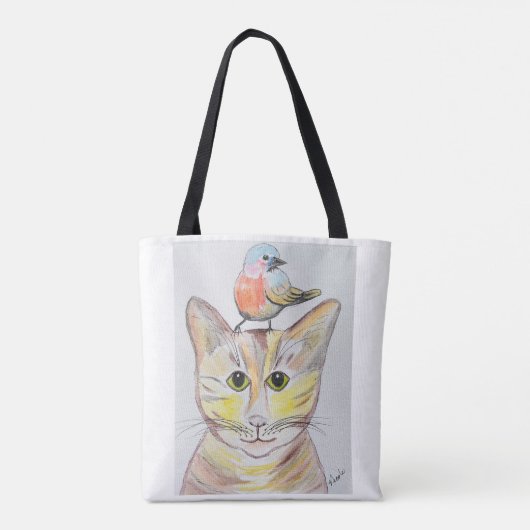 Onverwachte vrienden tote bag (Achterkant)