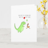 Onverwachte vriendschap kaart (Gele Bloem)