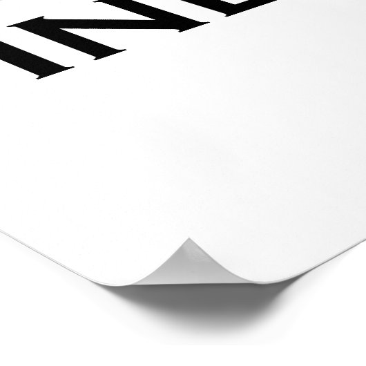 Onverwoestbaar (Phineas Gage) Poster (Hoek)