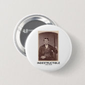 Onverwoestbaar (Phineas Gage) Ronde Button 5,7 Cm (Voorkant /achterkant)