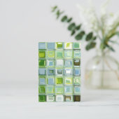 Onverwoestbare aangepaste Visitekaartjes met tapku (Staand voorkant)