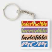 Onverwoestbare, Ongelooflijke, Onuitwisbare Moeder Sleutelhanger (Voorkant)