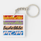 Onverwoestbare, Ongelooflijke, Onuitwisbare Moeder Sleutelhanger (Achterkant)