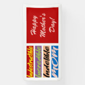 Onverwoestbare, Ongelooflijke, Onuitwisbare Moeder Spandoek (Verticaal)