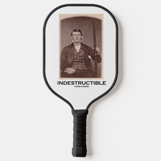 Onverwoestbare Pineas Gage Cerebralization Localiz Pickleball Paddle (Achterkant)