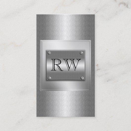 Onverwoestbare Visitekaartjes van Classy Silver (Voorkant)