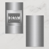 Onverwoestbare Visitekaartjes van Classy Silver (Voorkant / Achterkant)
