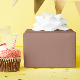 Onverzadigde donkerbruine zomer herfst trending kl cadeaupapier
