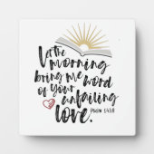 ONVERZETTELIJKE LIEFDE Psalm Bijbel Schrift Ezel Fotoplaat (Voorkant)