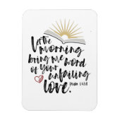 ONVERZETTELIJKE LIEFDE Psalm Bijbel Schrift Keuken Magneet (Verticaal)