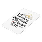 ONVERZETTELIJKE LIEFDE Psalm Bijbel Schrift Keuken Magneet (Linkerzijde)