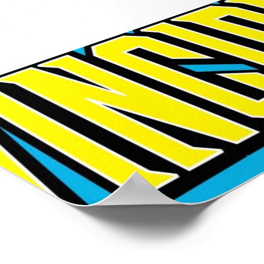 Onvinbaar logo poster (Hoek)